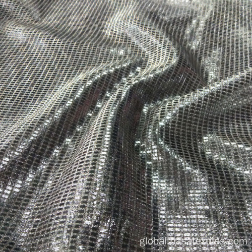 Tulle Foil Fabric 100% Polyester with Foil Print Fabric Eco-friendly Support Factory